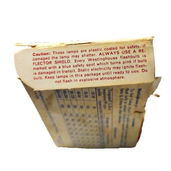 Westinghouse M3 Flashbulbs Flash Bulbs Vtg Camera NOS Unused Lot - Picture 3 of 4